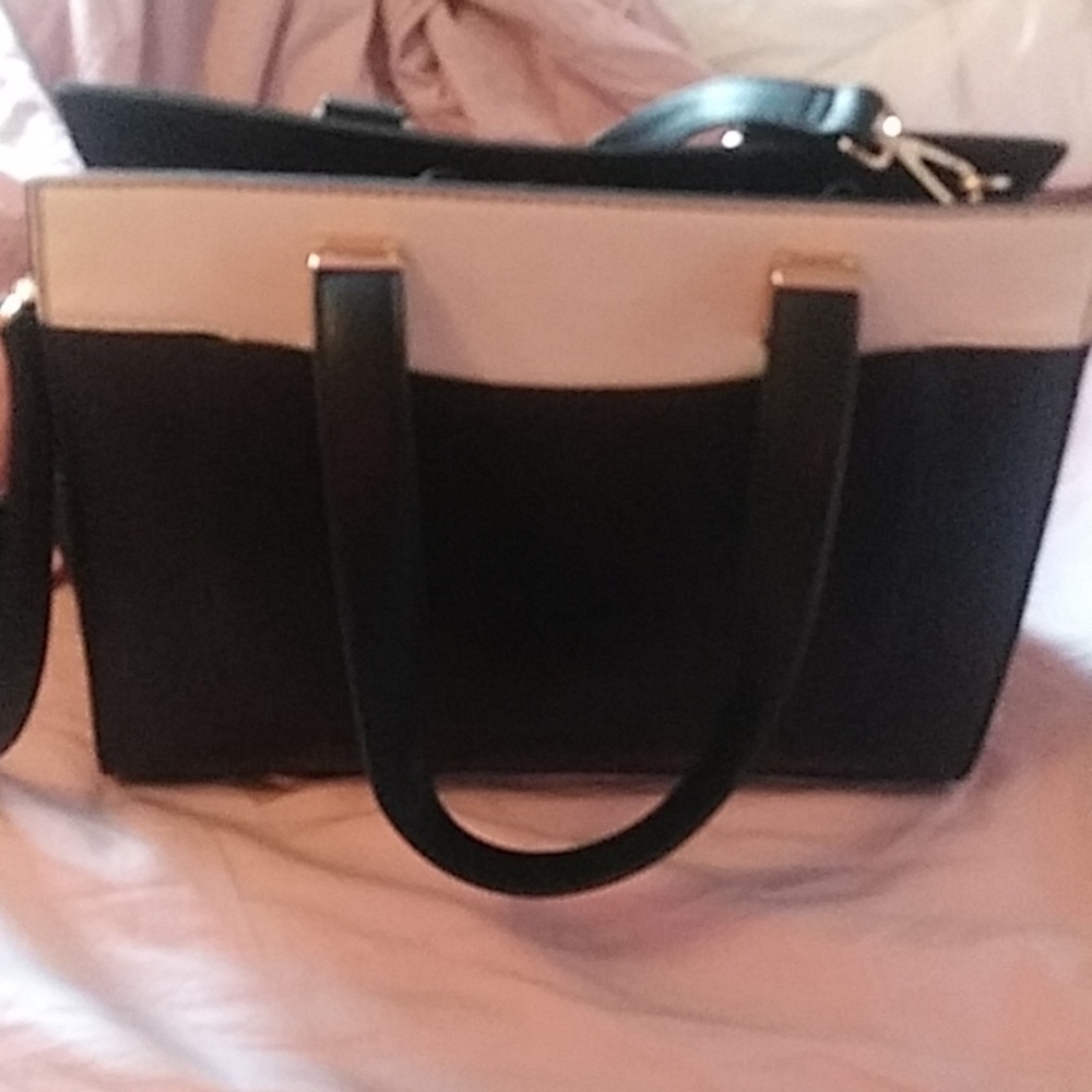 Black and white brand new purse
